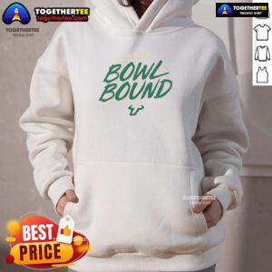 Awesome South Florida Bulls Bowl Bound 2025 hoodie design featuring team colors and logo for fans.