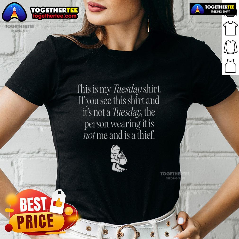 Alt Text: Awesome Tuesday shirt for ladies featuring a fun graphic design perfect for casual wear on Tuesdays.