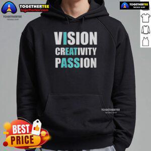 Awesome Vision Creativity Passion Hoodie featuring a stylish design, perfect for expressing your creative spirit.