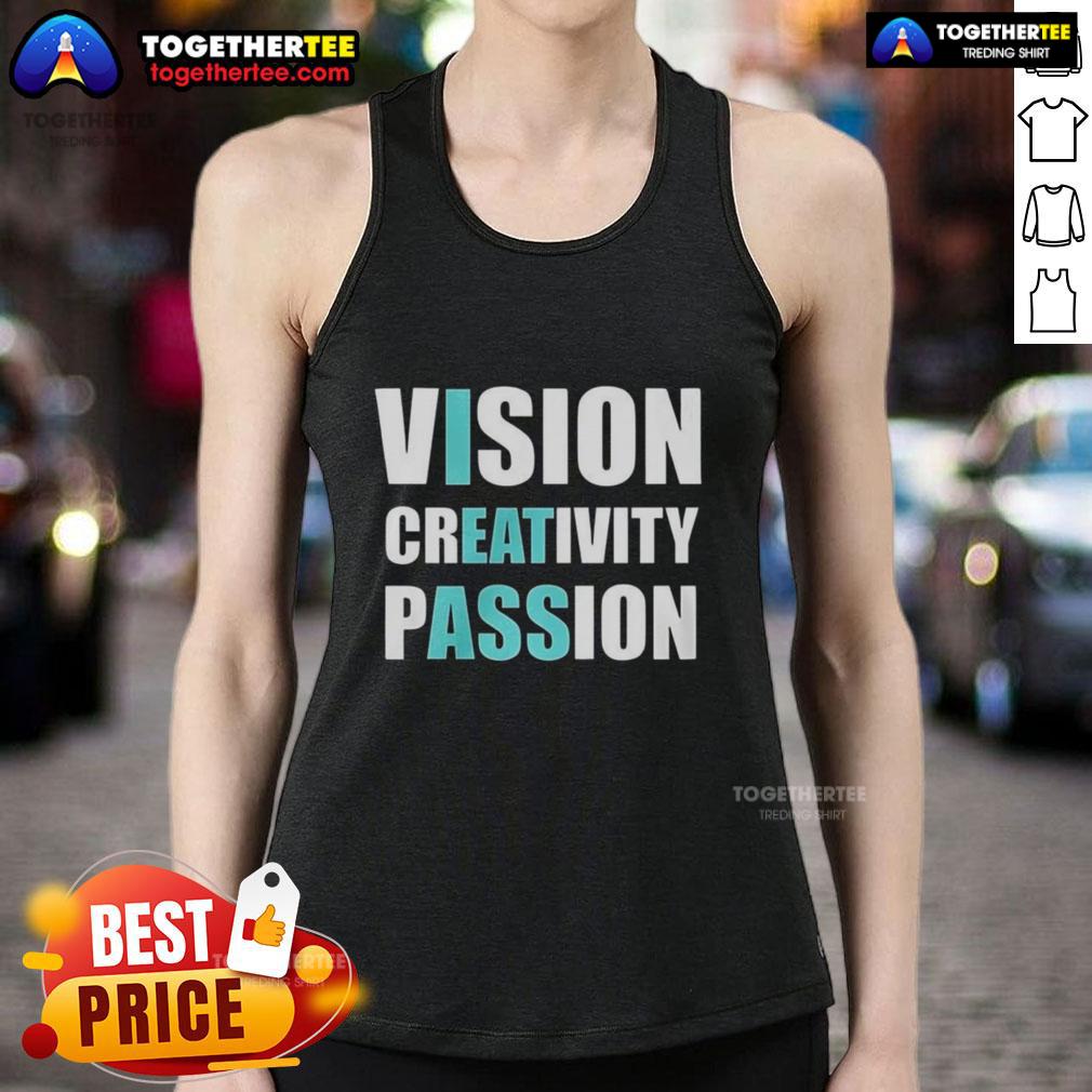 Awesome Vision Creativity Passion Tank Top showcasing vibrant design and comfortable fit, perfect for creative individuals.