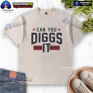 Alt Text: Good Can You Diggs It meme printed on a washed t-shirt, featuring a fun and nostalgic graphic design.