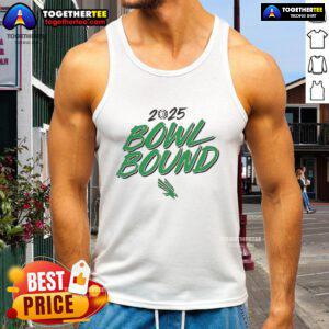 Alt Text: Good North Texas Mean Green Bowl Bound 2025 tank top featuring team colors and logo for fans and supporters.