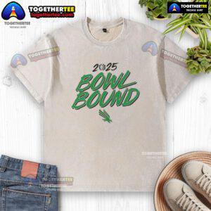 Good North Texas Mean Green Bowl Bound 2025 washed t-shirt featuring vibrant team colors and a comfortable fit.