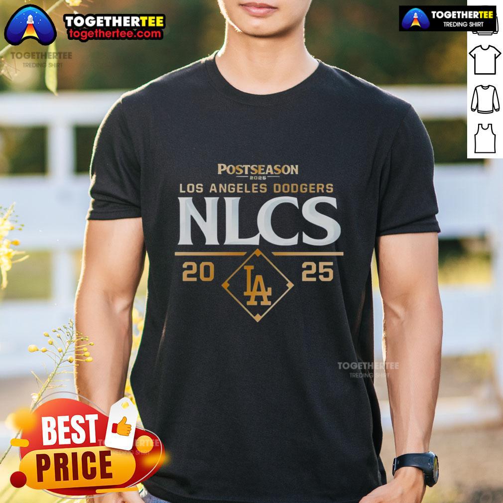 Good Postseason Los Angeles Dodgers NLCS 2025 T-Shirt, featuring vibrant team colors and bold graphics celebrating the playoff season.