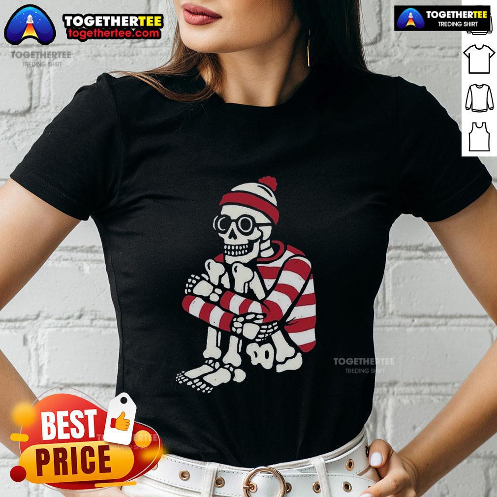 Hot Hide Seek Champion Ladies Tee featuring playful graphics and a stylish fit for fun-loving women.