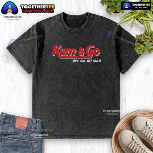 Hot Johnny Knoxville Kum and Go We Go All Out washed t-shirt featuring a vibrant graphic design and relaxed fit.