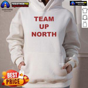 Hot Team Up North Utah Utes football hoodie in red with logo, perfect for fans and game day attire.