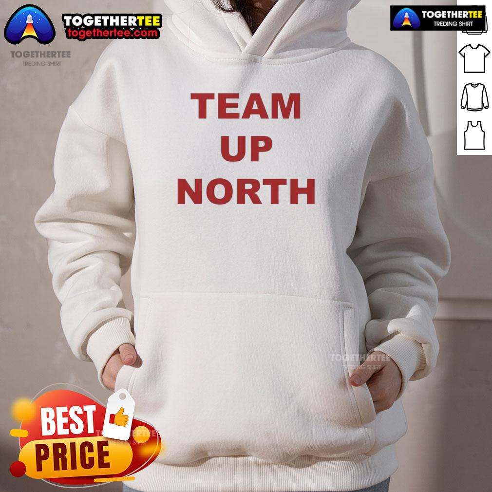 Hot Team Up North Utah Utes football hoodie in red with logo, perfect for fans and game day attire.