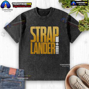 Nice Kris Statlander STRAPlander washed t-shirt featuring a vibrant design, perfect for wrestling fans and casual wear.