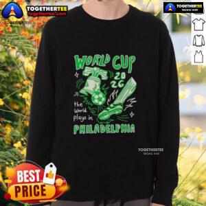 Philadelphia sweatshirt celebrating the Nice World Cup 2026 with vibrant design and sporty style for fans.
