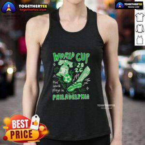 Philadelphia tank top featuring Nice World Cup 2026 design, celebrating global soccer and the host city's spirit.