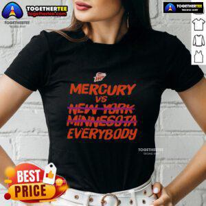 Official Phoenix Mercury vs Everybody WNBA Finals 2025 ladies tee, featuring vibrant graphics and a stylish design.
