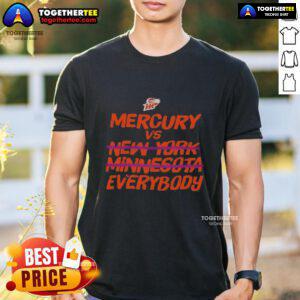 Official Phoenix Mercury Vs Everybody T-Shirt for WNBA Finals 2025, showcasing team pride and vibrant graphic design.