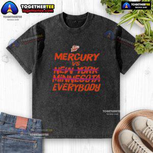 Alt Text: 2025 WNBA Finals official Phoenix Mercury vs Everybody washed t-shirt, featuring bold design and team colors.