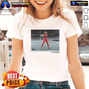 Original Jeremiah Smith Ohio State Buckeyes Football Pay Homage Ladies Tee showcasing team pride and style.
