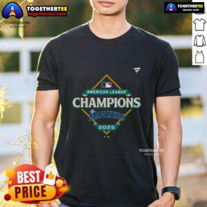 Alt Text: Original Seattle Mariners 2025 ALCS Championship T-Shirt featuring team logo and vibrant design for fans.