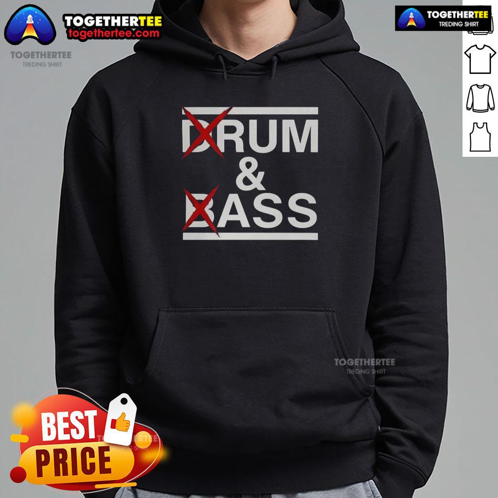 Stylish Pretty Drum and Bass Rum Ass hoodie displayed on a vibrant background, perfect for music lovers and streetwear fans.