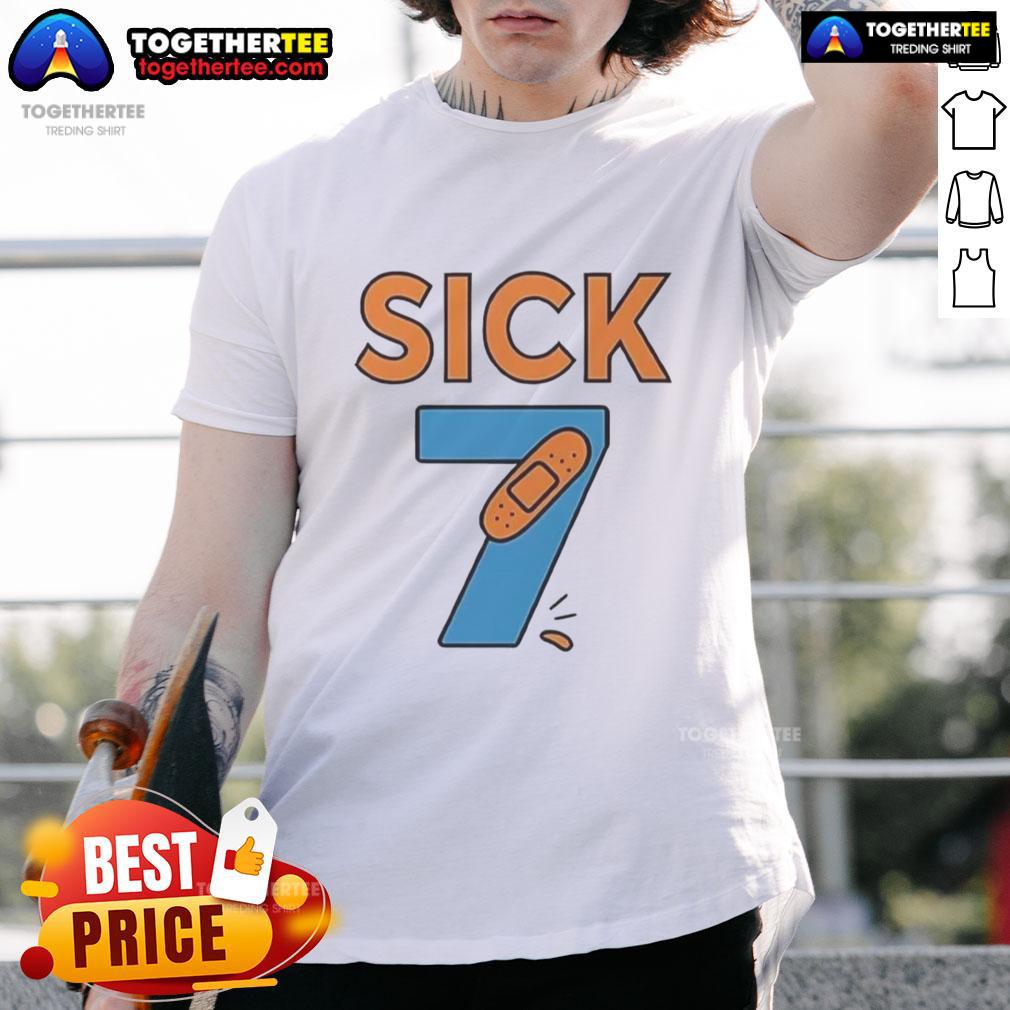 Pretty Sick Seven Meme Six Seven T-Shirt featuring a bold graphic design and vibrant colors, perfect for meme lovers.