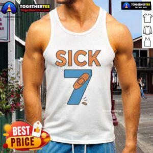 Stylish Pretty Sick Seven meme tank top featuring bold graphics and a trendy design for casual wear.