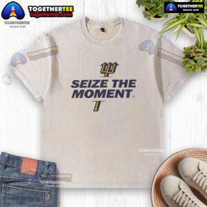 Top Seize The Moment Trident Seattle Mariners washed t-shirt in navy blue, perfect for fans and casual wear.