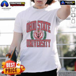 Alt Text: Good The Ohio State University Logo T-Shirt featuring the iconic OSU logo on a stylish and comfortable design.