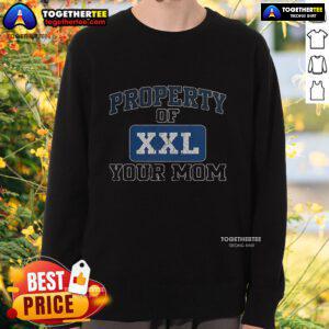 Happy Property of XXL Your Mom Kenny Powers Sweatshirt in vibrant colors, perfect for casual, stylish wear.