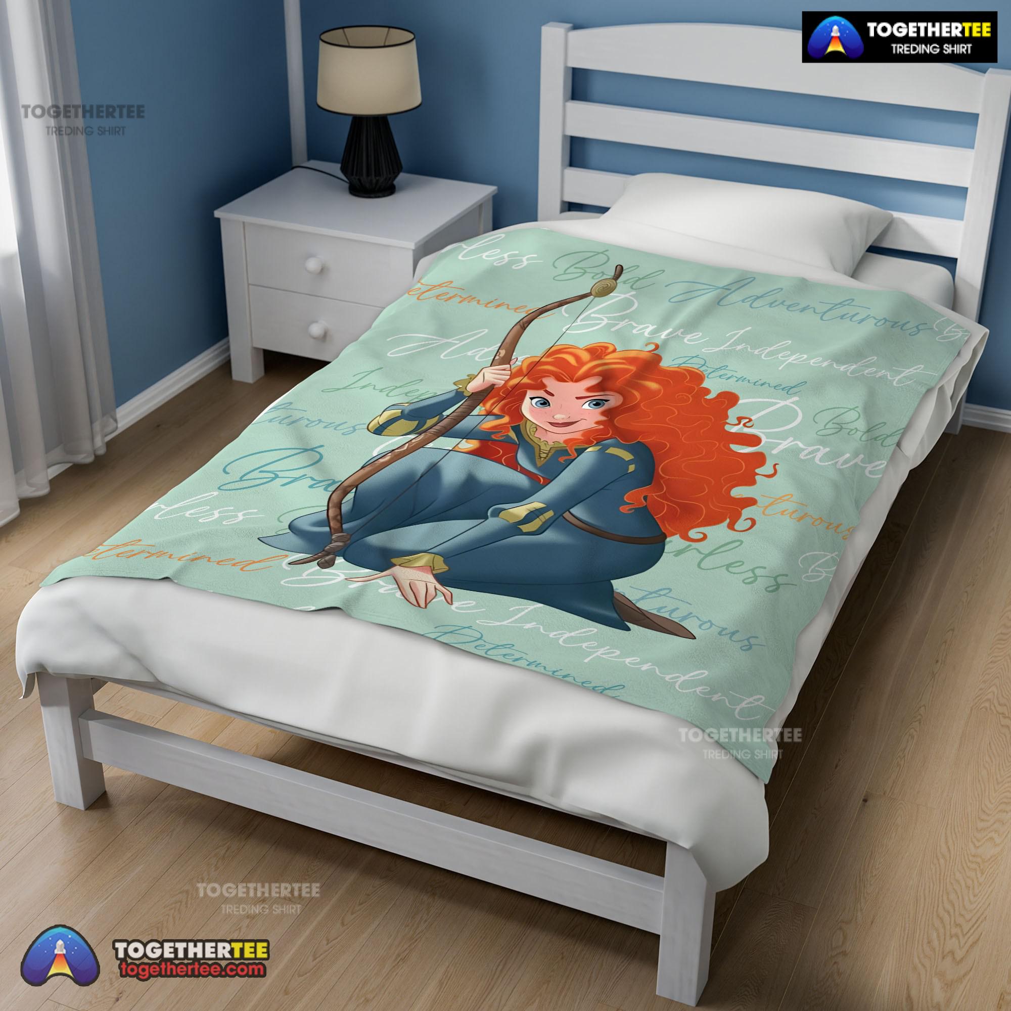 Official Disney Brave Merida Princess Blanket Fleece