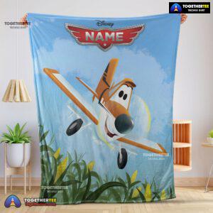 Official Disney Planes Movie Dusty Crophopper Blanket Fleece Customized Blanket