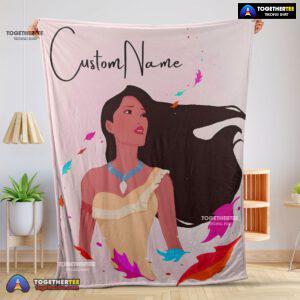 Official Disney Pocahontas Blanket Fleece Customized Blanket
