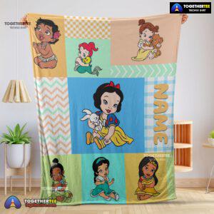 Official Disney Princess Baby Princess Blanket Fleece Customized Blanket