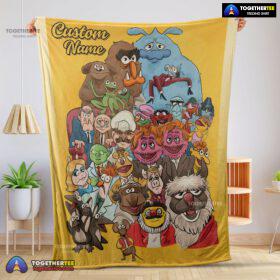 Official Muppet Show Characters Blanket Fleece Customized Blanket