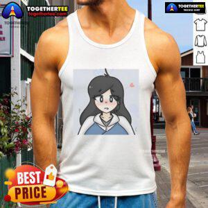 Cute agent mains in TC2 tank top posing confidently, showcasing vibrant colors and stylish design for gaming enthusiasts.
