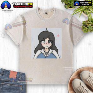 Alt Text: Cute agent mains wearing TC2 washed t-shirt, showcasing a stylish and casual look perfect for everyday wear.