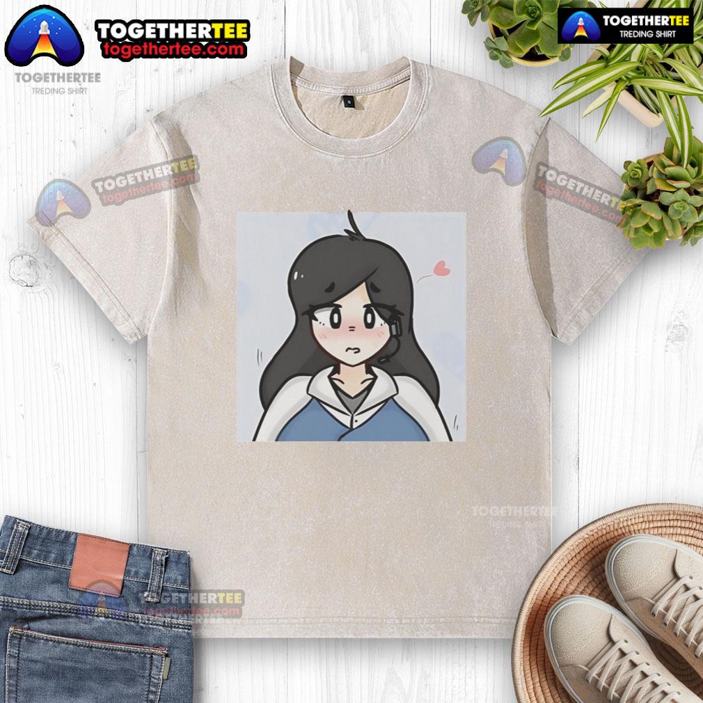 Alt Text: Cute agent mains wearing TC2 washed t-shirt, showcasing a stylish and casual look perfect for everyday wear.