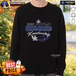 Good Kentucky Wildcats 2025 NCAA Division I Women's Volleyball Championship Final Four Bound Sweatshirt in blue