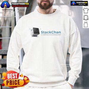 Good StackChan Co-created open source AI desktop robot sweatshirt featuring a unique design and vibrant colors.