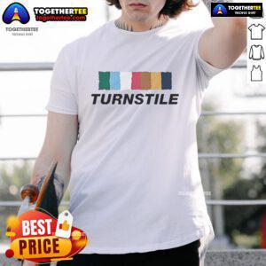 Good Turnstile Band Color Wall Sept 2025 T-Shirt featuring vibrant colors and iconic band logo design.