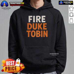 Happy Cincinnati Bengals NFL fan wearing a Duke Tobin letter hoodie, celebrating team spirit and pride.