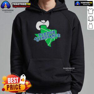 Hot Pledge Allegiance Dallas Mavericks basketball hoodie featuring team colors and logo for fans and athletes.