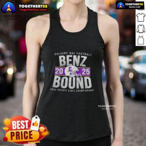 2025 Nice Calvary Football Benz Bound tank top featuring team colors and logo, perfect for fans and sports enthusiasts.