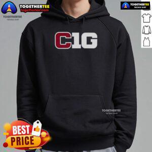 Nice Cig Ten logo hoodie featuring a stylish design, perfect for casual wear and showcasing trendy street fashion.