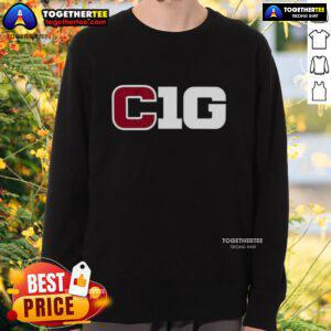 Nice Cig Ten logo sweatshirt featuring a stylish design, perfect for casual wear and showcasing trendy street fashion.