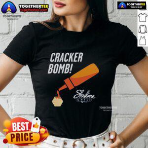 Stylish Nice Cracker Bomb Skyline Ladies Tee featuring a vibrant skyline graphic, perfect for casual wear and urban fashion.