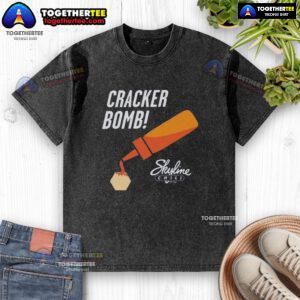 Nice Cracker Bomb Skyline washed t-shirt featuring a vibrant skyline design, perfect for casual wear and street style.