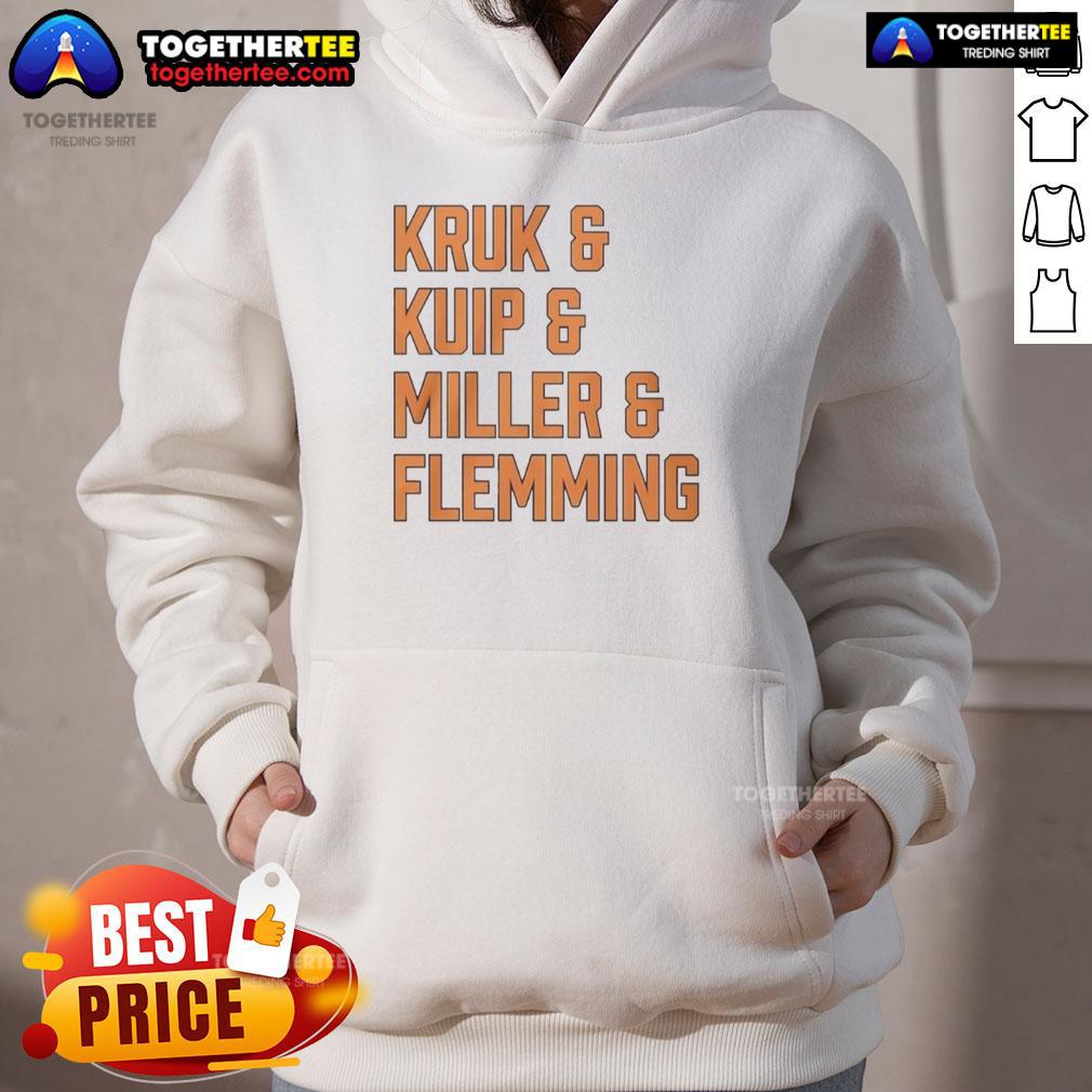 Stylish Nice Kruk and Kuip and Miller and Flemming hoodie showcased in casual streetwear setting.