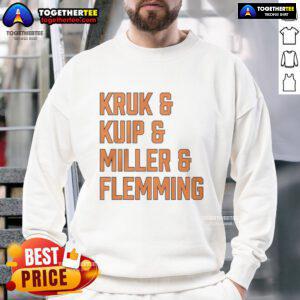 Stylish Nice Kruk and Kuip and Miller and Flemming sweatshirt showcased in a trendy urban setting.