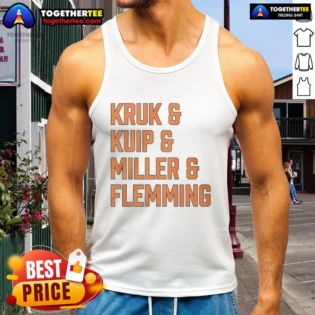 Stylish Nice Kruk and Kuip and Miller and Flemming tank top featuring a vibrant design for summer fashion.