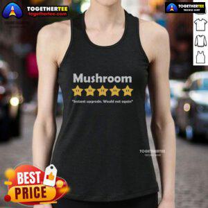 Alt Text: Nice Mushroom Review: Mario tank top featuring vibrant colors and playful design, perfect for fans of Mario games.