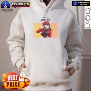 Alt Text: Stylish Misato Katsuragi hoodie featuring vibrant colors and anime design, perfect for fans of Nice-This-Is-Epstein.