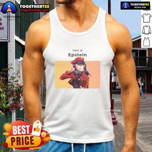 Misato Katsuragi tank top featuring a stylish design inspired by Nice-This-Is-Epstein, perfect for anime fans.